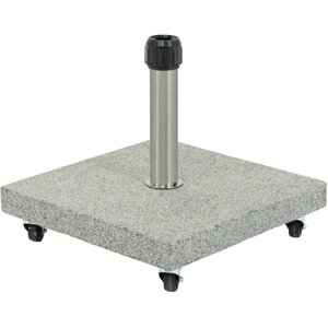 Monza parasolvoet 40kg natuursteen 4 wielen - afbeelding 1