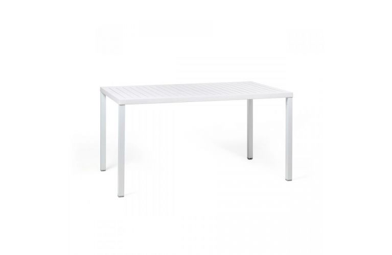 Nardi Cube 140x80 dining tuintafel bianco