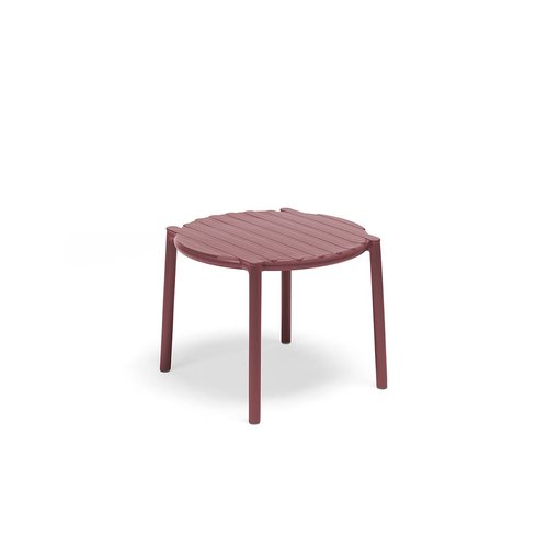 Nardi Doga tuintafel 50cm rond marsala