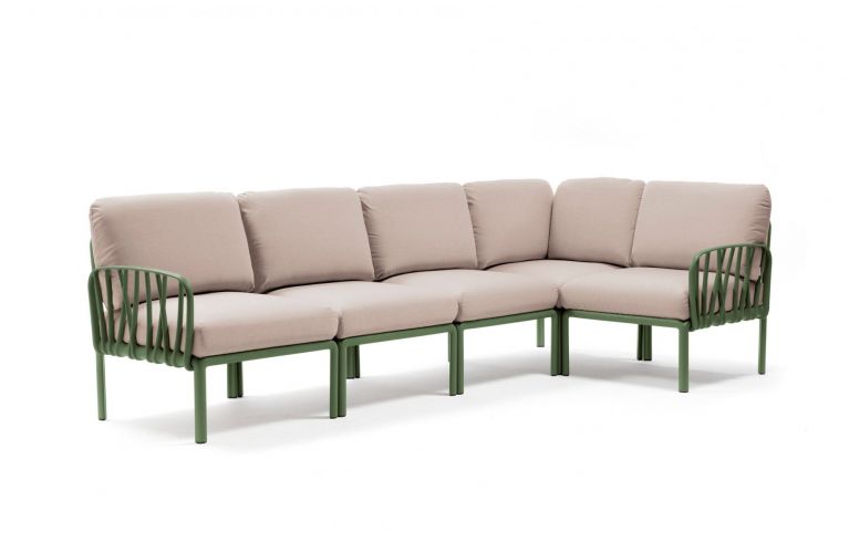 5 modulaire loungeset agave canvas - Tuinmeubelen