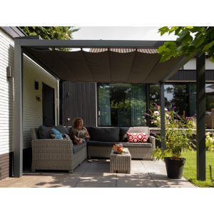 Nesling Prosail pergola 319x319cm alu Showroommodel - afbeelding 2