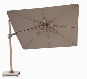 Nexus T2 Premium zweefparasol Havanna - Mocha 300x300cm - afbeelding 1