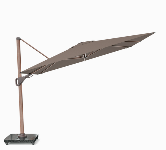 Nexus T2 Premium zweefparasol Havanna - Mocha 300x300cm - afbeelding 3