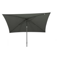 Oasis push up parasol 200x250cm antraciet - afbeelding 2