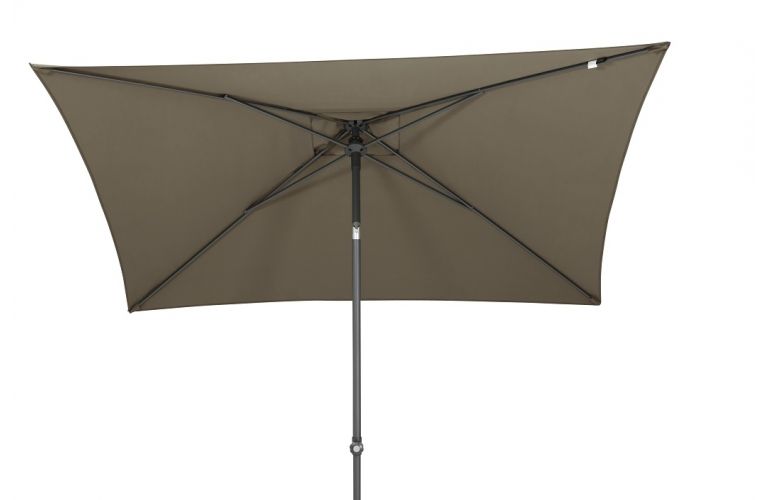 Oasis push up parasol 200x250cm taupe