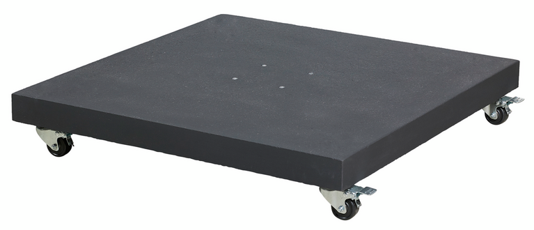 Parasolvoet 90kg burned 4 wheels tbv Challenger - Voyager showroommodel - afbeelding 1