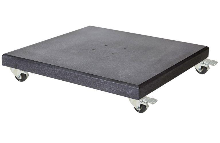 Parasolvoet 90kg burned 4 wheels tbv Falcon - Challenger - Voyager - afbeelding 1