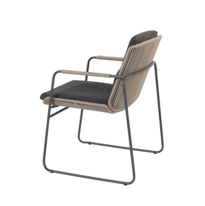 Parma 7-delige dining set rond 150cm 40% korting showroomverlater - afbeelding 3