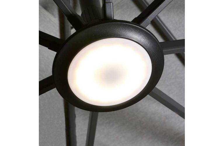 Platinum led light tbv zweefparasols