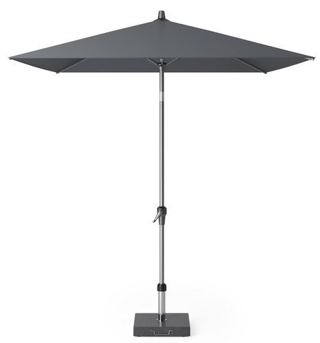 Platinum Riva parasol 250x200cm Antraciet excl. parasolvoet