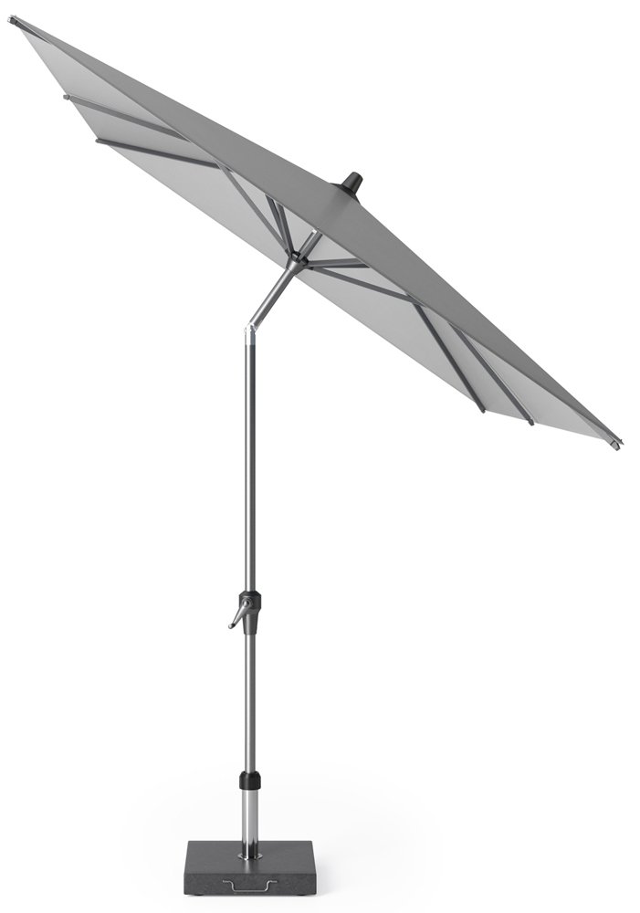 Platinum Riva parasol 250x200cm light grey excl. parasolvoet - afbeelding 2