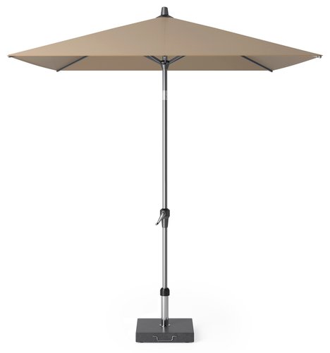 Platinum Riva parasol 250x200cm taupe excl. parasolvoet