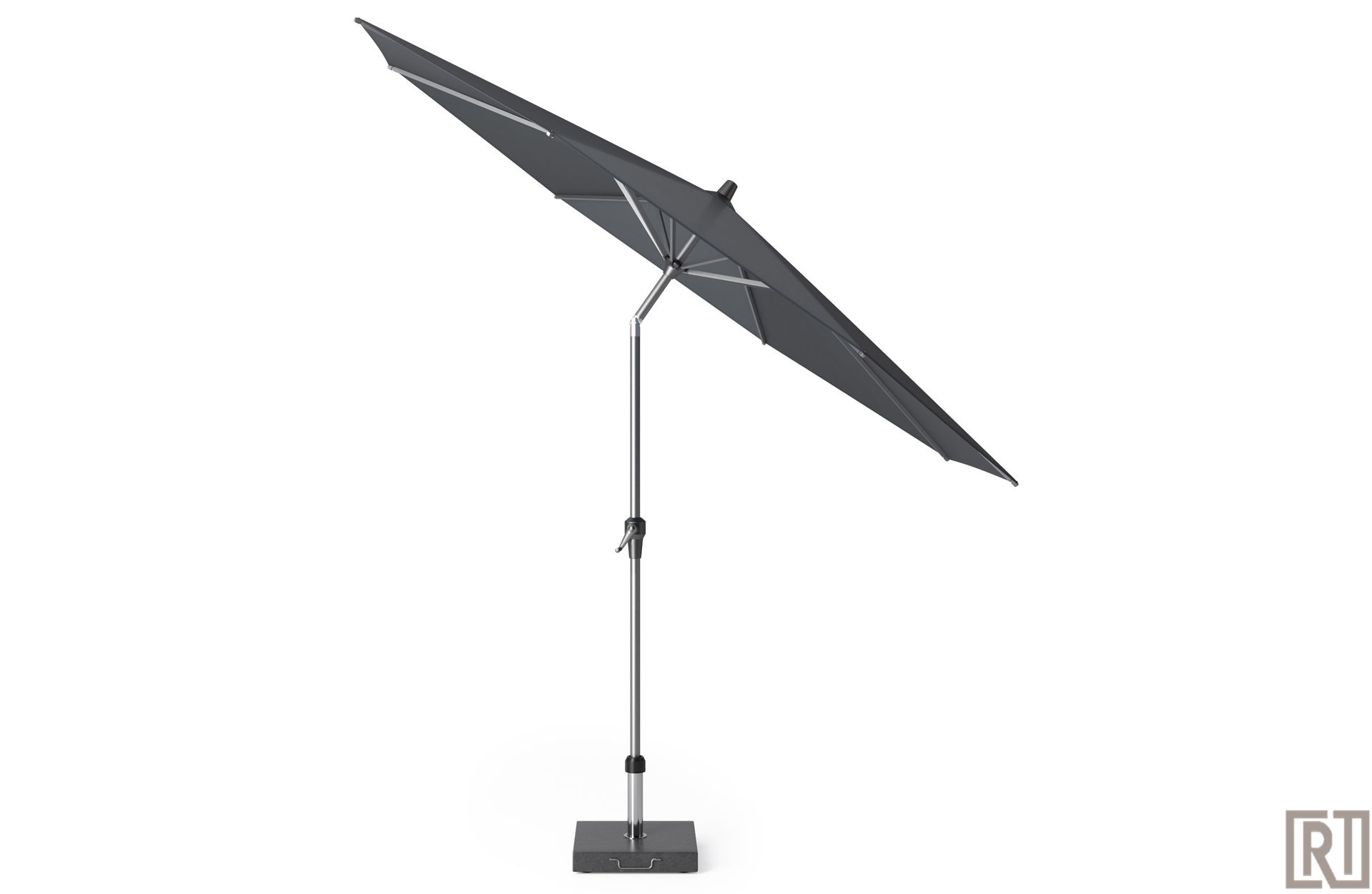 ademen dief Allemaal Platinum Riva parasol 300cm rond antraciet excl. parasolvoet - Rijkenberg  Tuinmeubelen