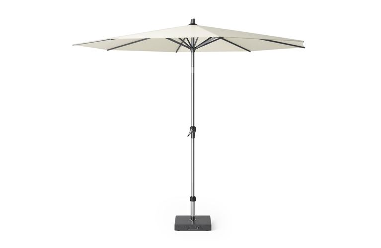 Platinum Riva parasol 300cm rond ecru excl. parasolvoet