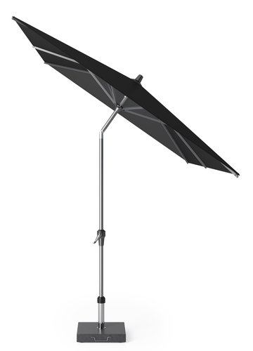 Platinum Riva parasol 300x200cm rechthoek zwart excl. parasolvoet - afbeelding 2