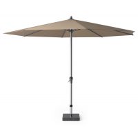 Platinum Riva parasol 350cm rond taupe excl. parasolvoet