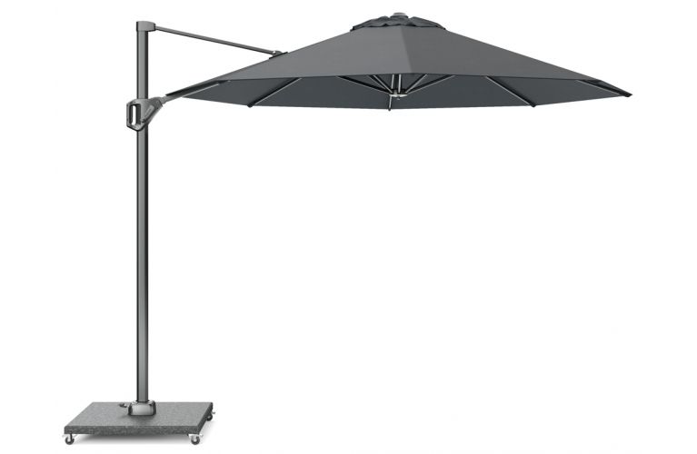 Platinum Voyager T1 zweefparasol 300cm rond antraciet - afbeelding 1