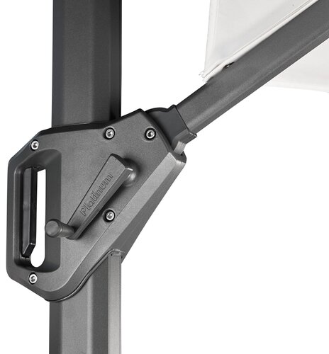 Platinum Voyager T1 zweefparasol 300x200 DEMO antraciet compleet !! - afbeelding 3