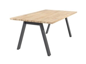 Prego 5-delige dining set rechthoek teak - afbeelding 5