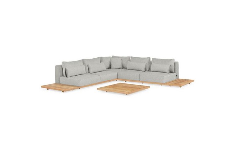 Suns Aspen loungeset 345x345cm soft grey