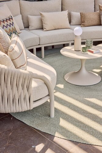 Suns Feroli 4-delige loungeset halfround xl camelsand  - misty rope - afbeelding 4