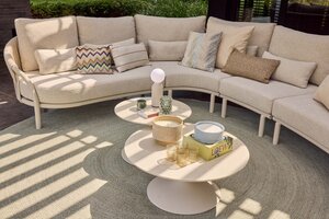 Suns Feroli 4-delige loungeset halfround xl camelsand  - misty rope - afbeelding 3