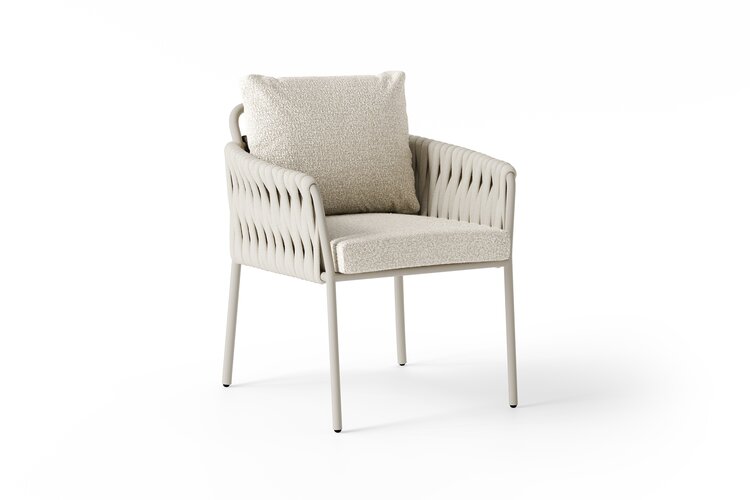 Suns Fiave diningchair camel sand  - Misty rope