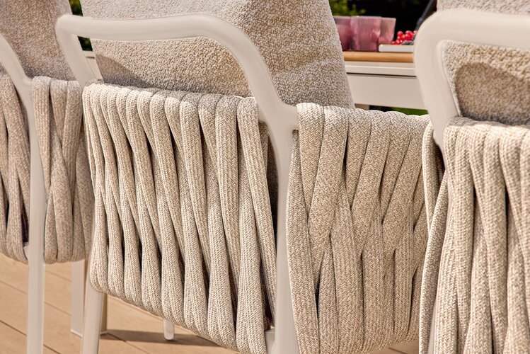 Suns Fiave diningchair camel sand  - Misty rope - afbeelding 3