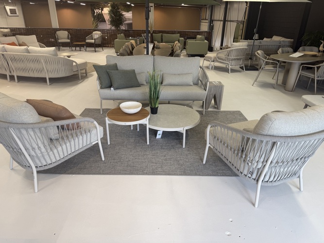 Suns Nappa 5-delige sofa loungeset sand  - natural mixed weave OP=OP - afbeelding 1