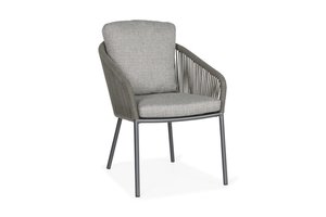 Suns Nappa diningchair  fishbone antraciet - light grey  - afbeelding 1