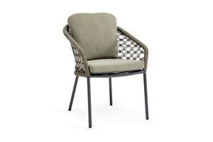 Suns Nappa diningchair macrame forest green - forest green - afbeelding 1