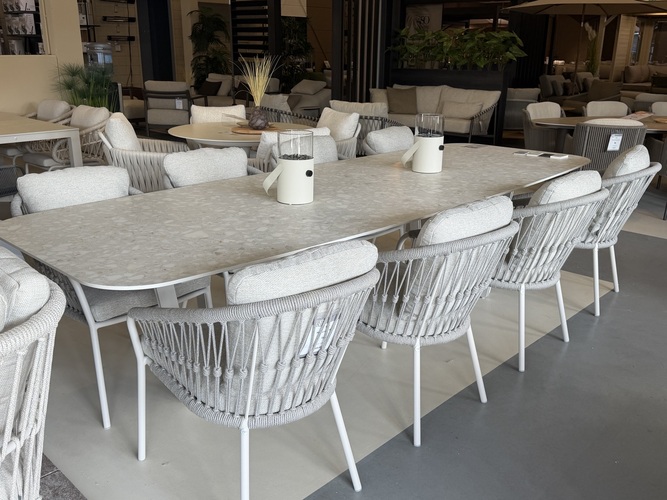 Suns Palermo - Nappa 9-delige diningset showroomverlater - afbeelding 1