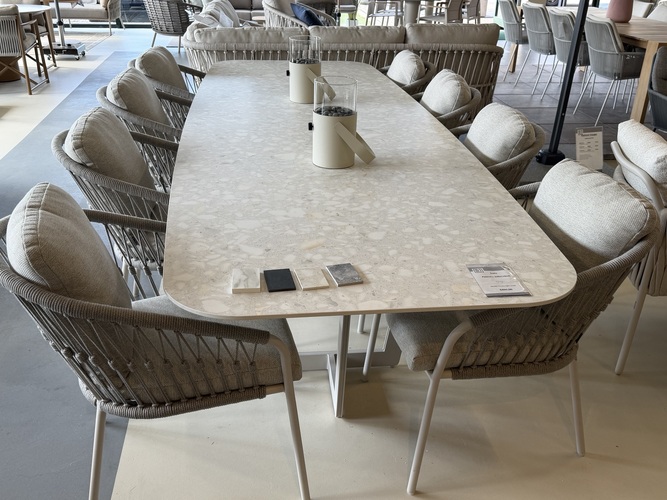 Suns Palermo - Nappa 9-delige diningset showroomverlater - afbeelding 2
