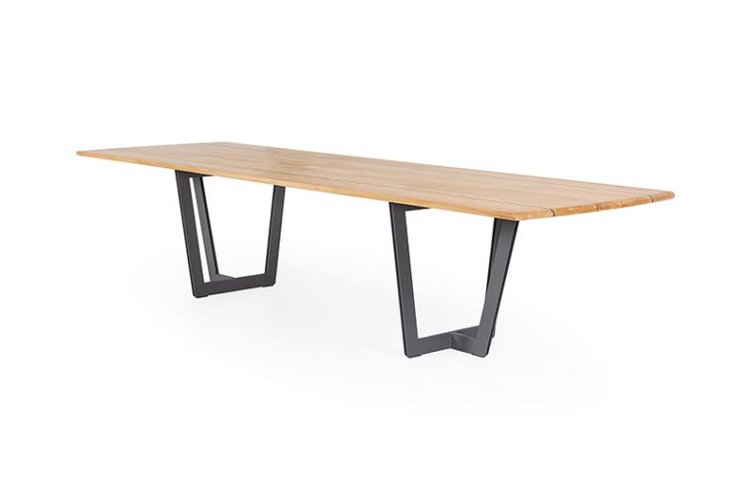 Suns Palermo tuintafel 340x100cm  teak sikaflex 