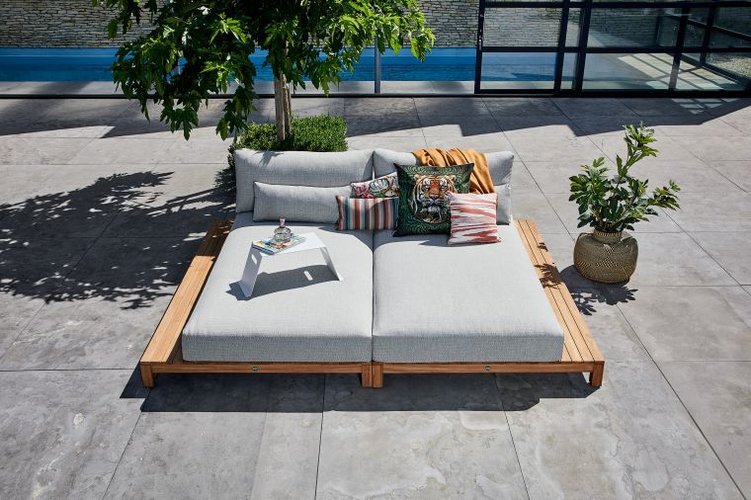 Suns Portofino daybed 284x214cm soft grey - afbeelding 3