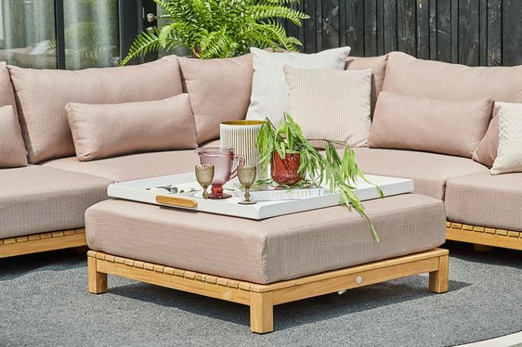 Suns Portofino loungeset 396x396cm Soft Pink - afbeelding 3