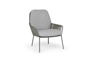 Suns Punta loungechair Matt grey light antraciet kussenset - afbeelding 1