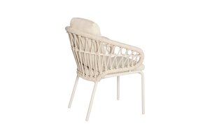 Suns Tosca diningchair camel sand - natural mixed weave op=op - afbeelding 2