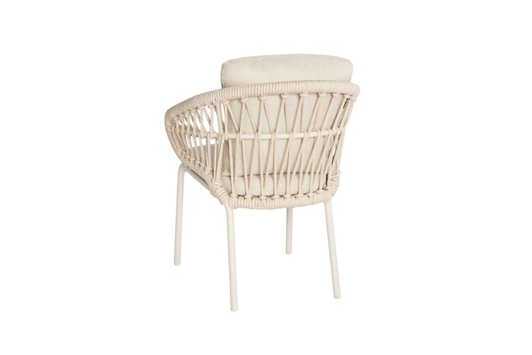 Suns Tosca diningchair camel sand - natural mixed weave op=op - afbeelding 3