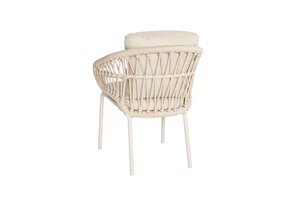 Suns Tosca diningchair camel sand - natural mixed weave op=op - afbeelding 3