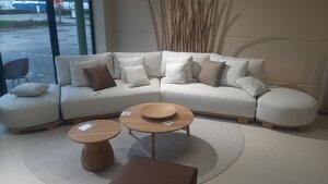 Suns Vento loungeset organisch light sand gravel showroomverlater - afbeelding 1