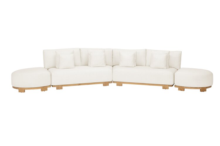 Suns Vento loungeset organisch light sand gravel showroomverlater - afbeelding 1