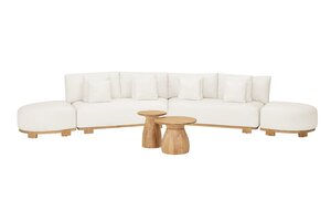 Suns Vento loungeset organisch light sand gravel showroomverlater - afbeelding 3