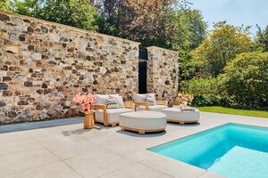 Suns Vento loungeset organisch light sand gravel showroomverlater - afbeelding 4