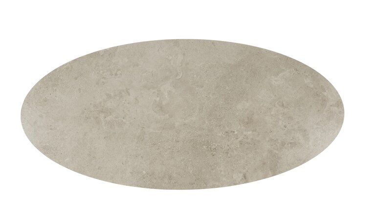 Taste 4so Salute low dining tafel 220x105cm oval terre - ceramic - afbeelding 2