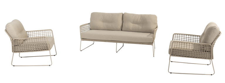 Taste Albano 3-delige living sofa loungeset excl tafel - afbeelding 1