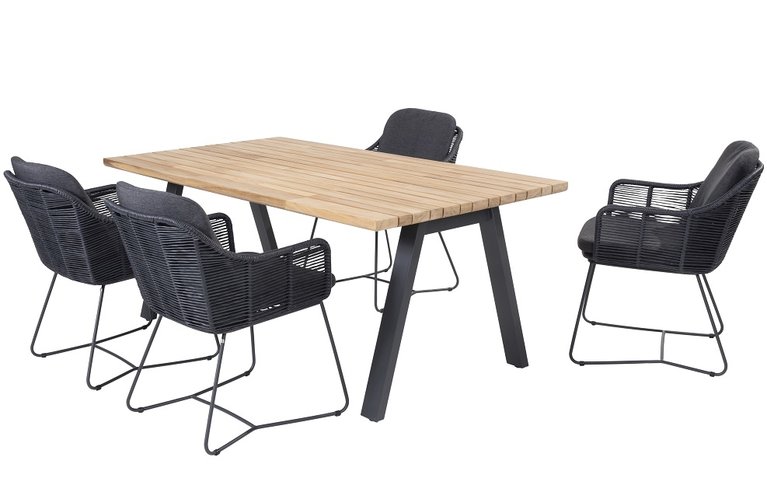 Taste Ambassador dining tuintafel 180x100cm - afbeelding 3