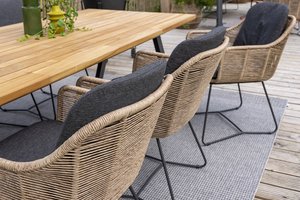 Taste belmond dining tuinstoel natural twisted wicker - afbeelding 6