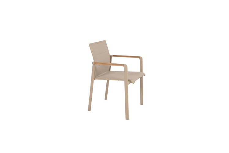 Taste Cortina dining stapelbare tuinstoel rope latte nog slechts 3 stuks - afbeelding 4