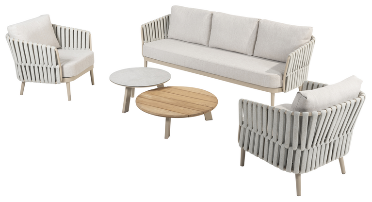 Taste Eva 5-delige living sofa loungeset Emma tafelset - afbeelding 4